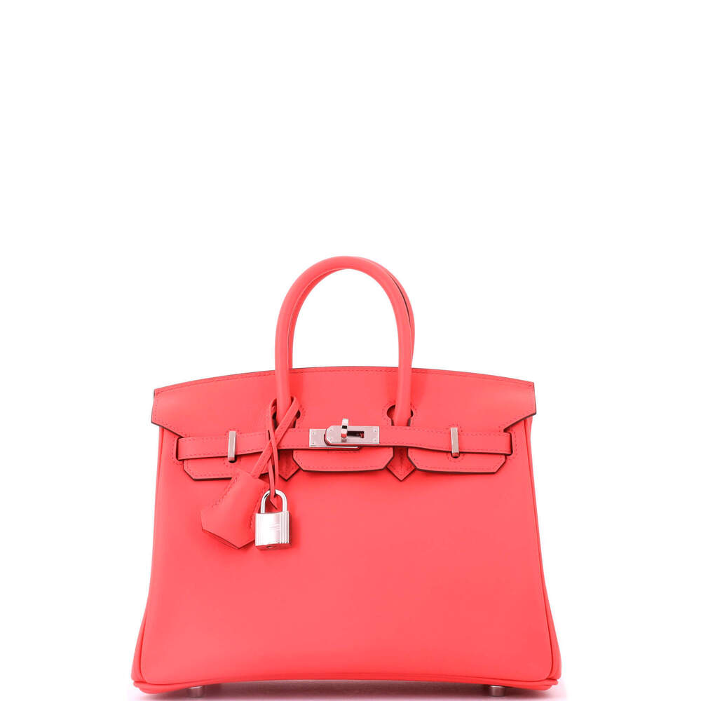 Hermes Birkin 25 Pink Swift with Palladium Hardware